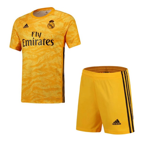 Camiseta Real Madrid 1ª Niño Portero 2019/20 Amarillo